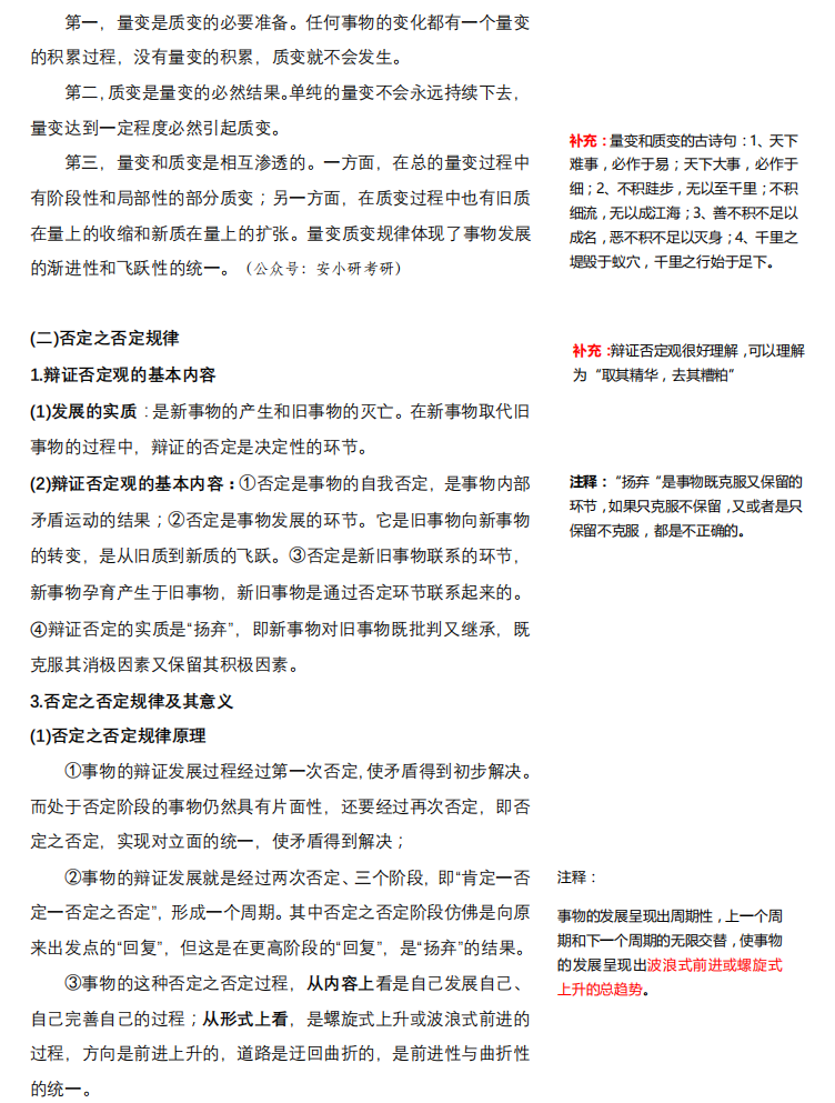 2021考研政治：马克思主义基本原理概论必背考点（III）