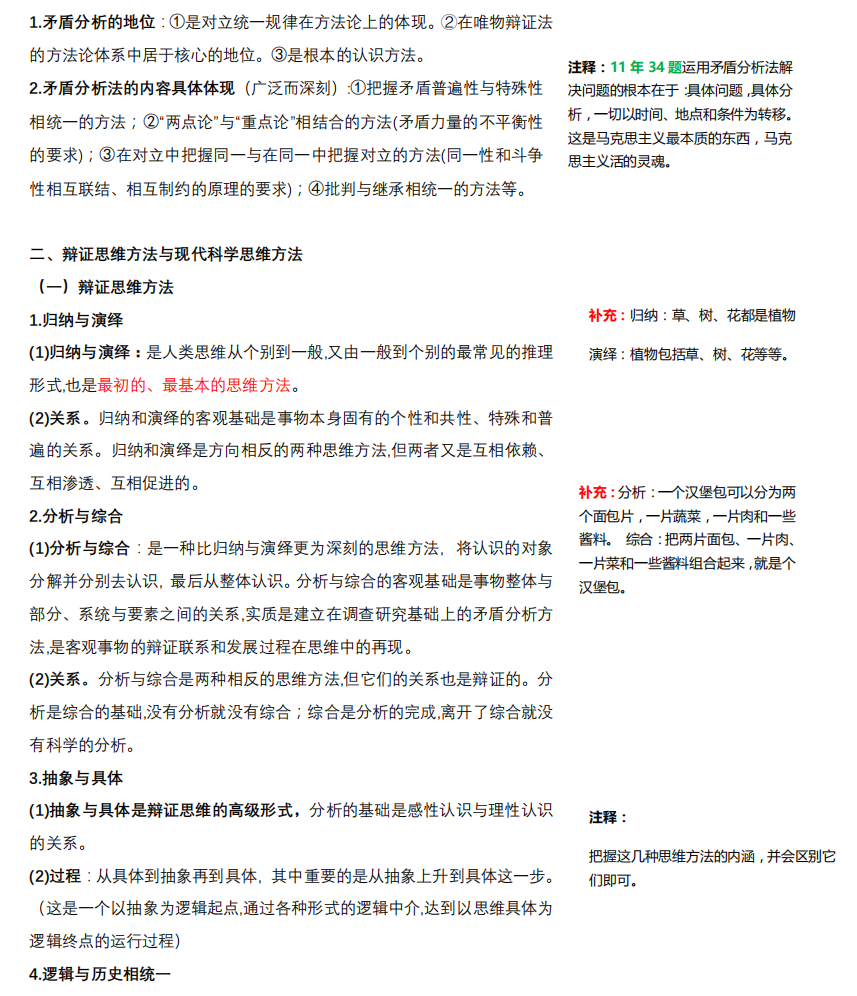 2021考研政治：马克思主义基本原理概论必背考点（III）